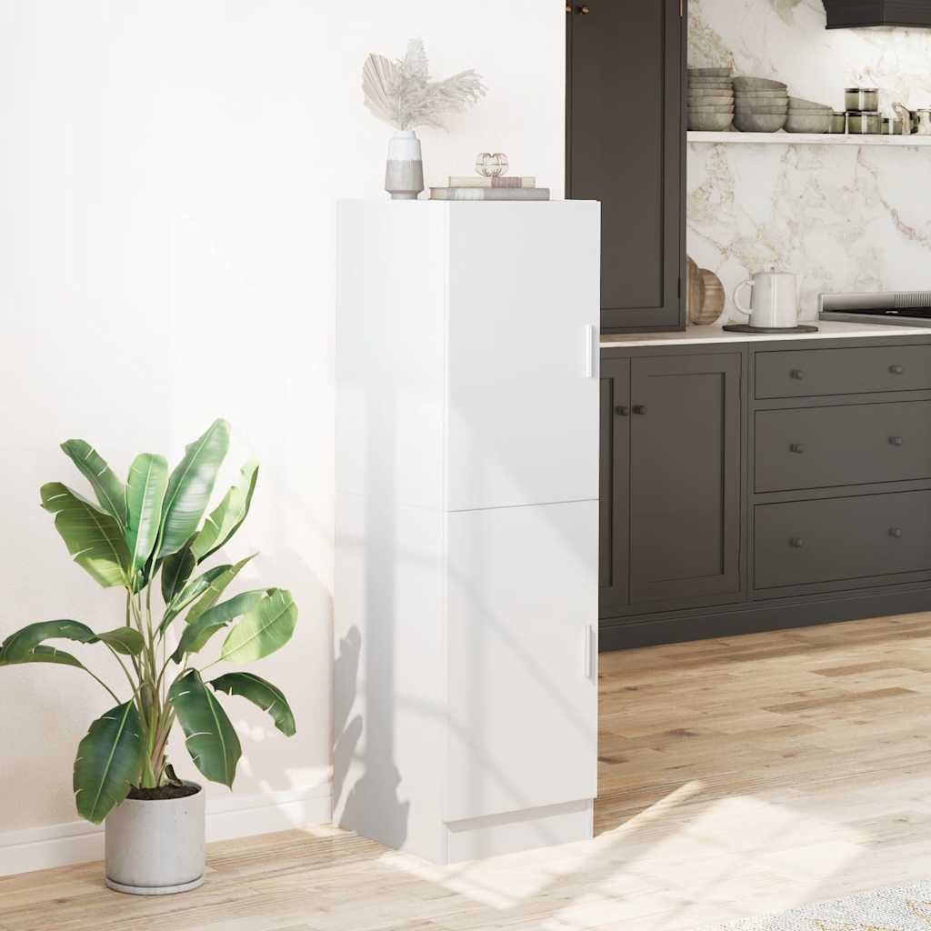Mobile da Cucina Bianco 38x41,5x131,5 cm in Legno Multistrato - homemem39