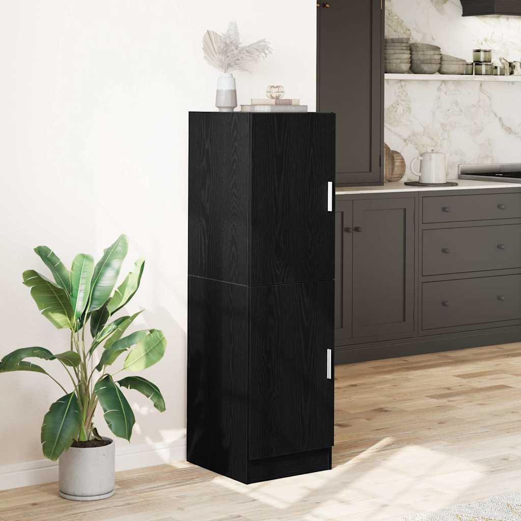 Mobile da Cucina Nero 38x41,5x131,5 cm Legno Multistrato - homemem39