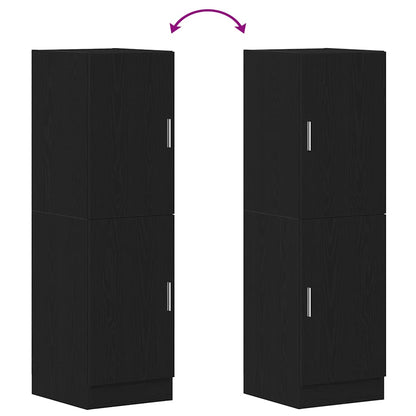 Mobile da Cucina Nero 38x41,5x131,5 cm Legno Multistrato | homemem39