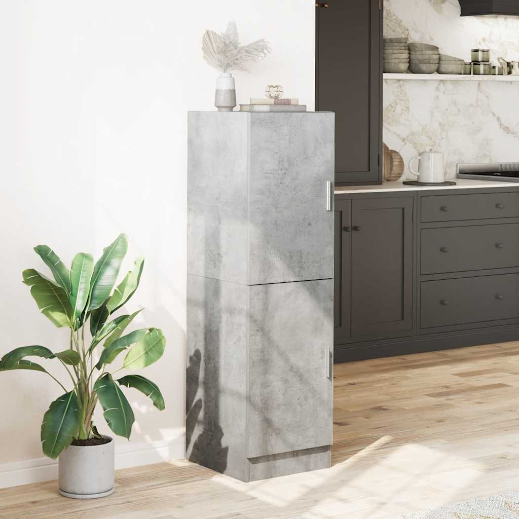 Mobile da Cucina Grigio Cemento 38x41,5x131,5 cm Legno - homemem39