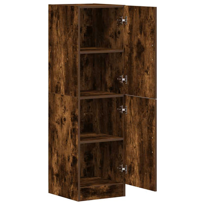 Armadietto Cucina Rovere Fumo 38x41,5x131,5 cm in Legno - homemem39