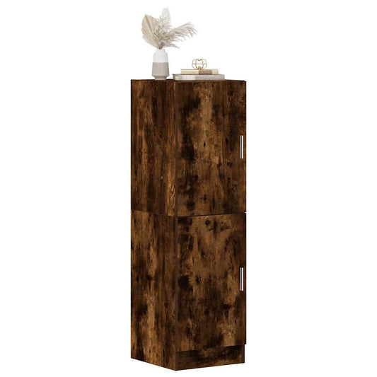 Armadietto Cucina Rovere Fumo 38x41,5x131,5 cm in Legno - homemem39