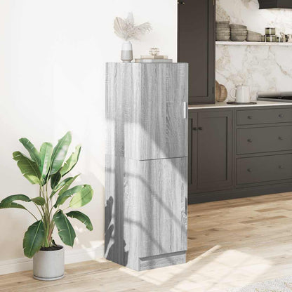 Armadietto Cucina Grigio Sonoma 38x41,5x131,5 cm in Legno - homemem39