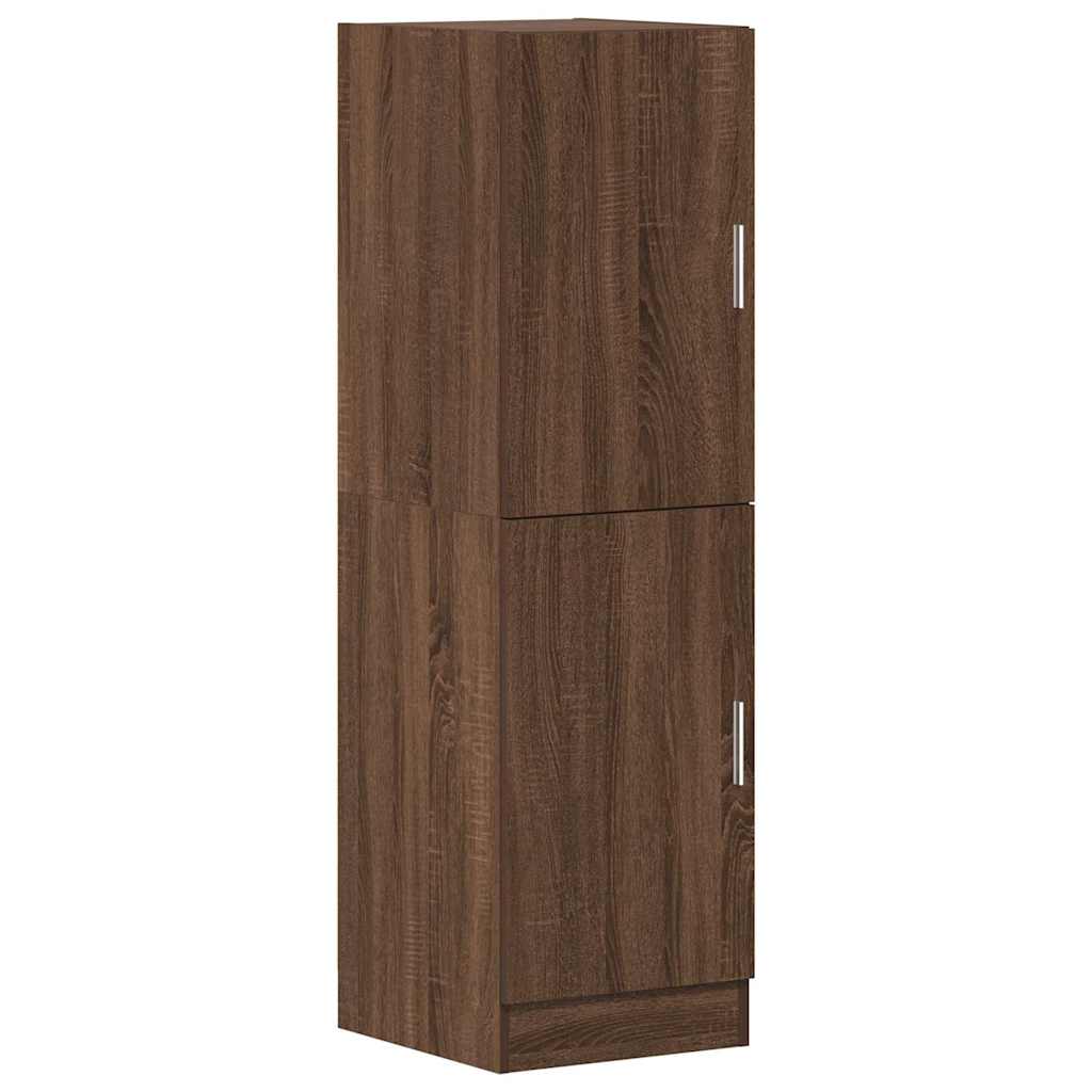 Armadietto Cucina Rovere Marrone 38x41,5x131,5 cm in Legno