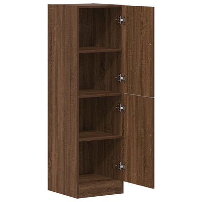 Armadietto Cucina Rovere Marrone 38x41,5x131,5 cm in Legno