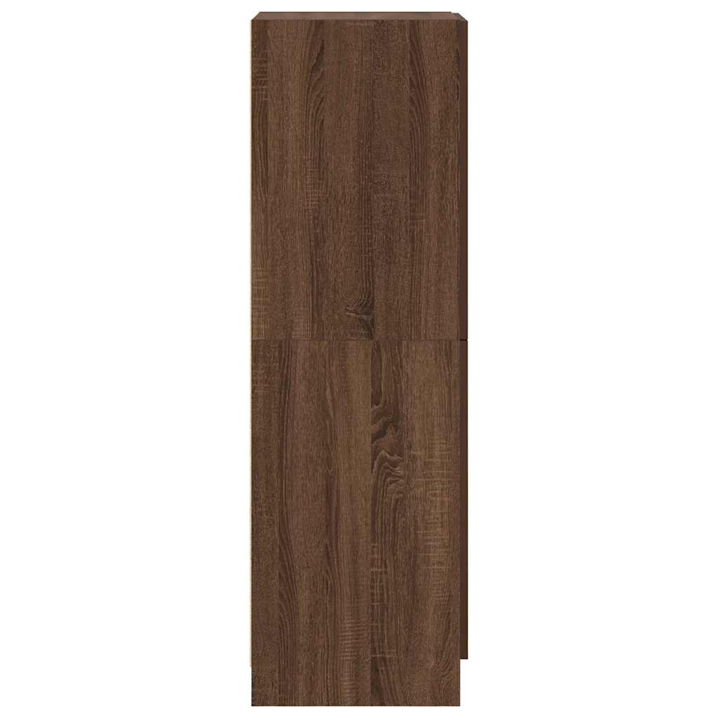 Armadietto Cucina Rovere Marrone 38x41,5x131,5 cm in Legno