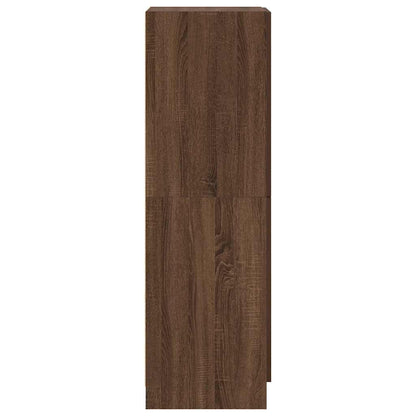 Armadietto Cucina Rovere Marrone 38x41,5x131,5 cm in Legno