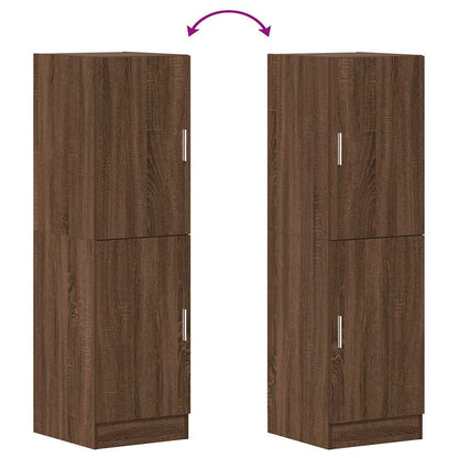 Armadietto Cucina Rovere Marrone 38x41,5x131,5 cm in Legno
