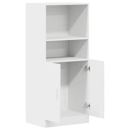 Mobile da Cucina Bianco 57x41,5x131,5 cm in Truciolato