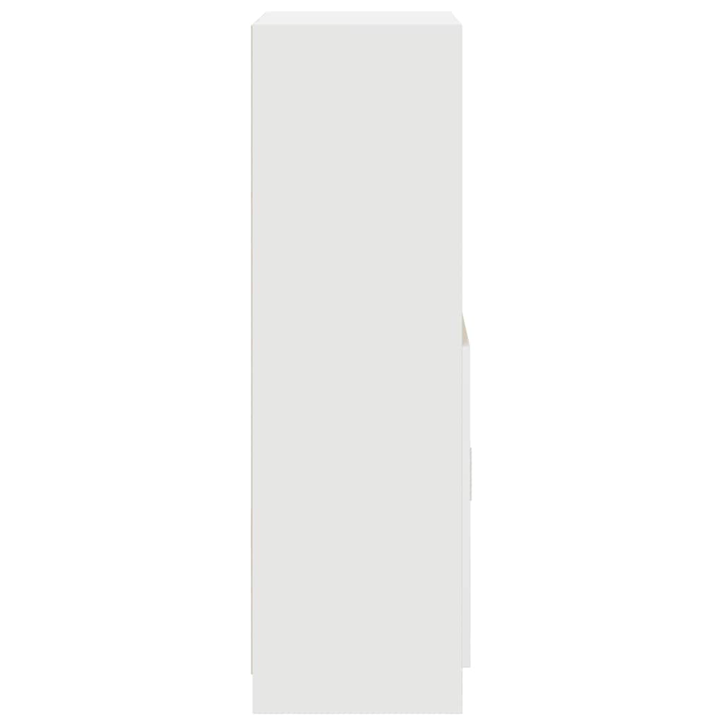 Mobile da Cucina Bianco 57x41,5x131,5 cm in Truciolato - homemem39