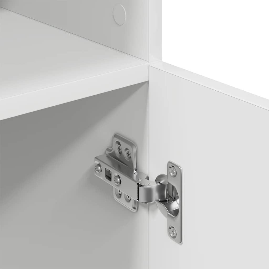Mobile da Cucina Bianco 57x41,5x131,5 cm in Truciolato | homemem39