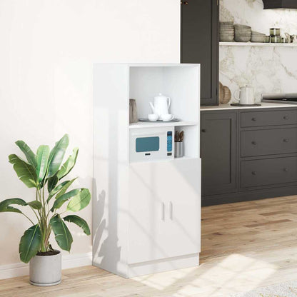 Mobile da Cucina Bianco 57x41,5x131,5 cm in Truciolato | homemem39