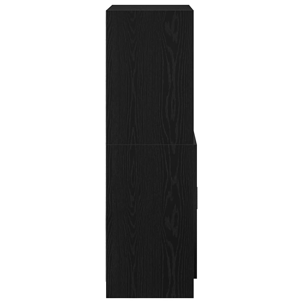 Mobile da Cucina Nero 57x41,5x131,5 cm in Truciolato | homemem39