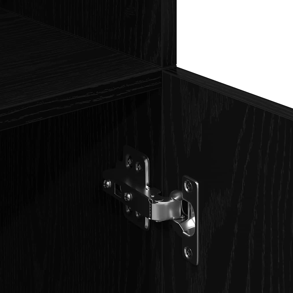 Mobile da Cucina Nero 57x41,5x131,5 cm in Truciolato - homemem39