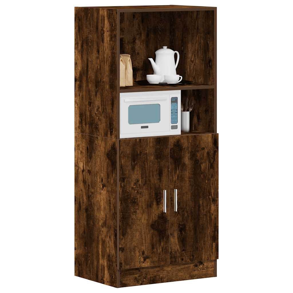 Armadietto Cucina Rovere Fumo 57x41,5x131,5 cm in Truciolato | homemem39