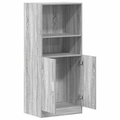 Armadietto Cucina Grigio Sonoma 57x41,5x131,5 cm in Truciolato | homemem39