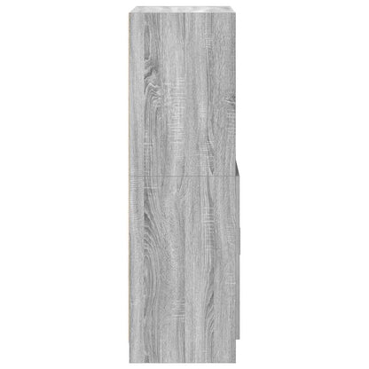Armadietto Cucina Grigio Sonoma 57x41,5x131,5 cm in Truciolato - homemem39