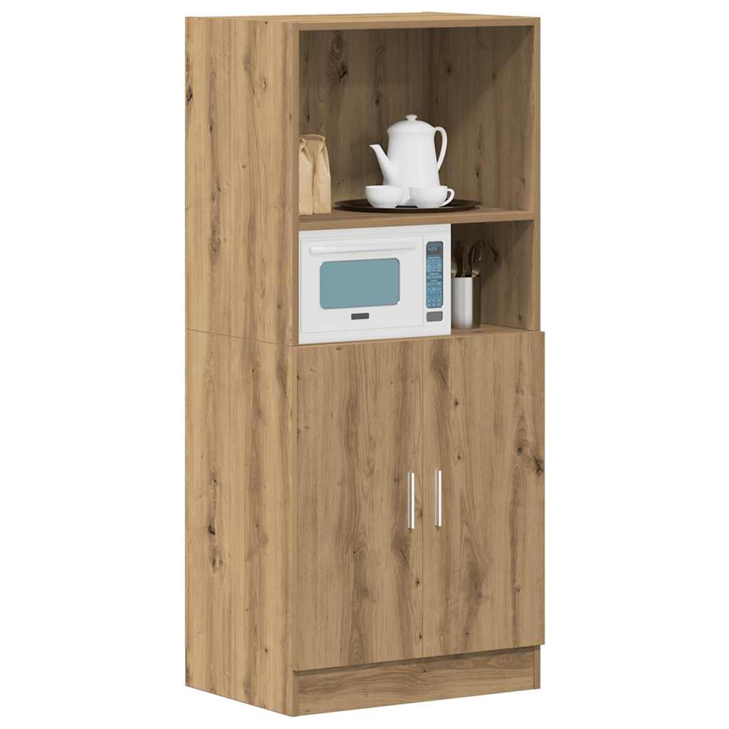 Armadietto Rovere Artigianale 57x41,5x131,5 cm in Truciolato | homemem39