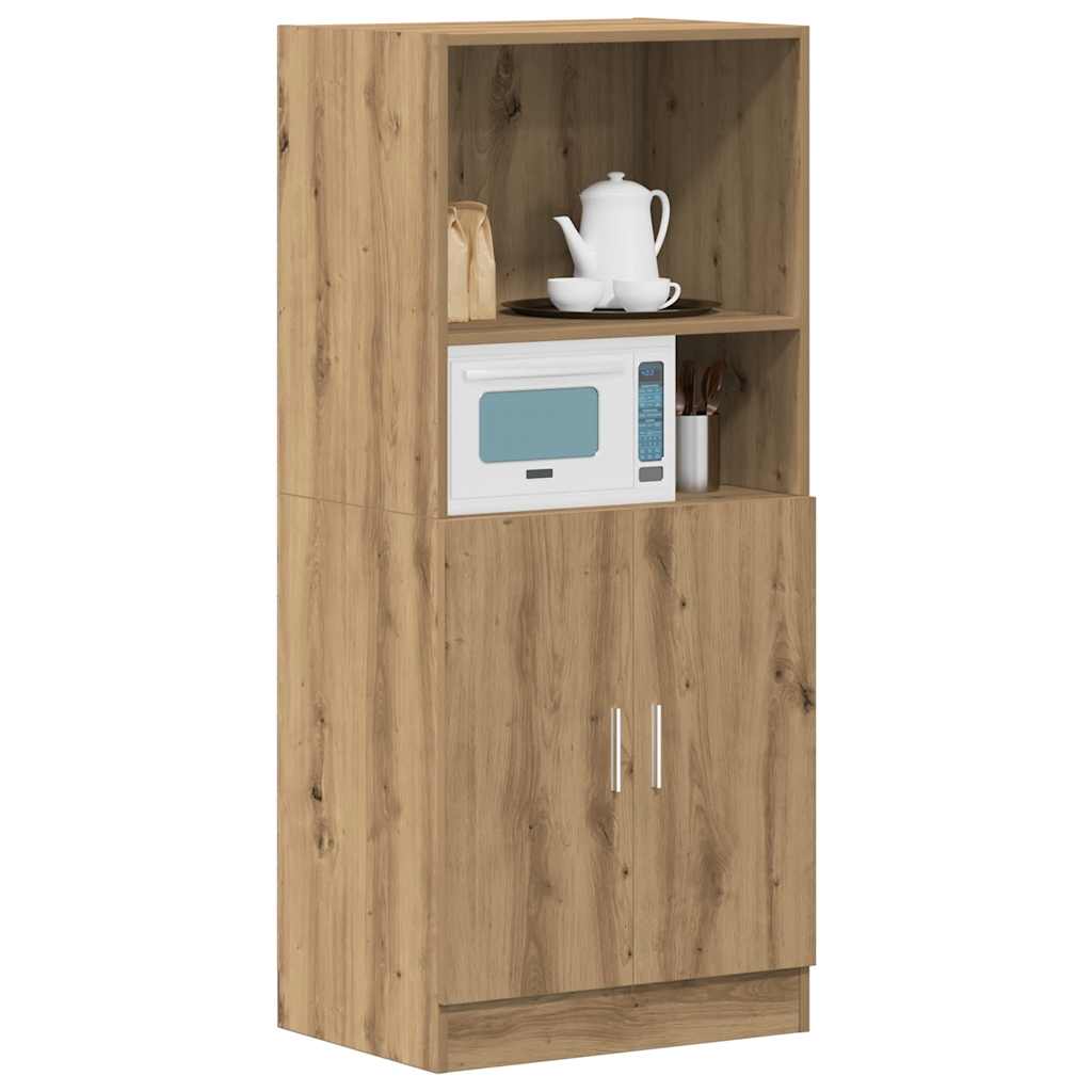 Armadietto Rovere Artigianale 57x41,5x131,5 cm in Truciolato - homemem39