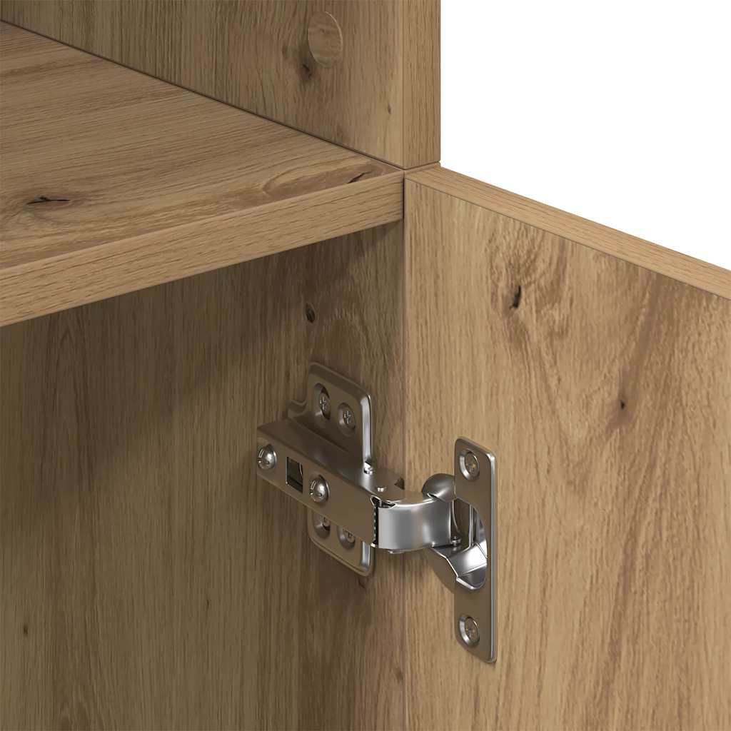 Armadietto Rovere Artigianale 57x41,5x131,5 cm in Truciolato