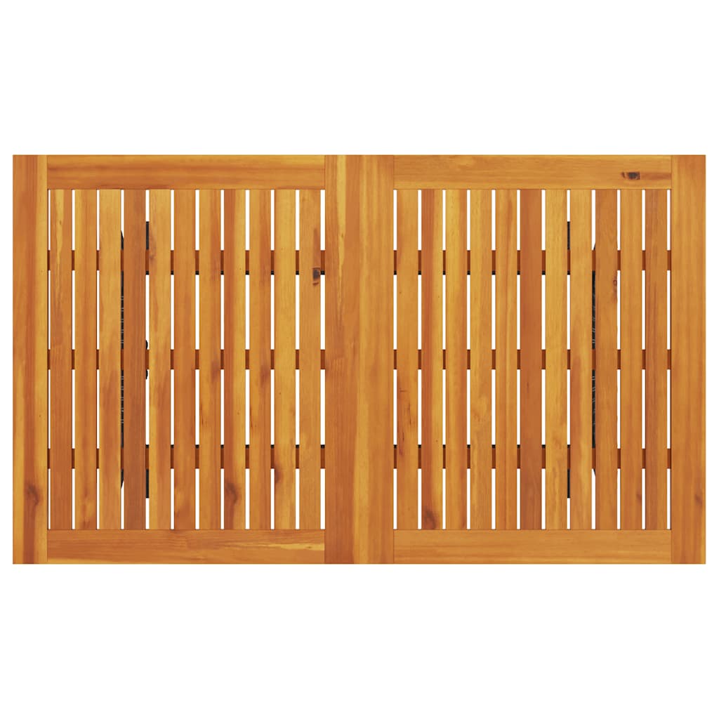 Divano da Giardino a 3 Posti Cuscini&Tavolo Nero in Polyrattan | homemem39