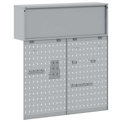 Set di armadi per attrezzi con lo scaffale 3 pcs Rosso | homemem39