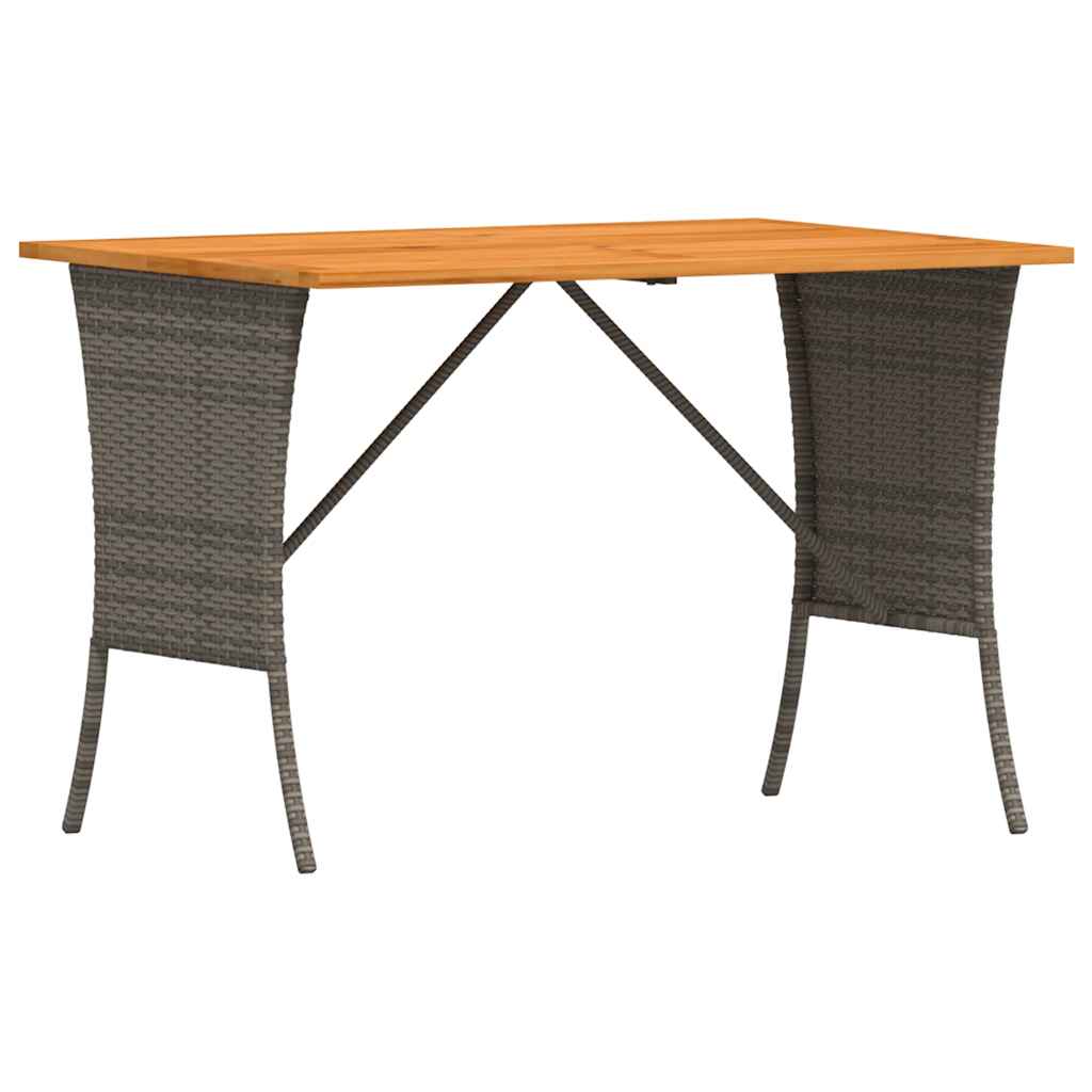 Set da Pranzo da Giardino 4 pz con Cuscini in Polyrattan Grigio | homemem39
