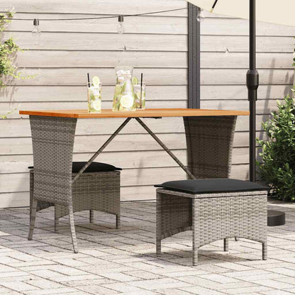 Set da Pranzo da Giardino 3 pz con Cuscini