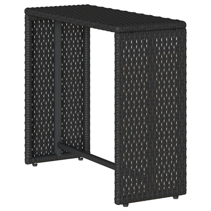Set Divani da Giardino 5 pz con Cuscini in Polyrattan Nero | homemem39