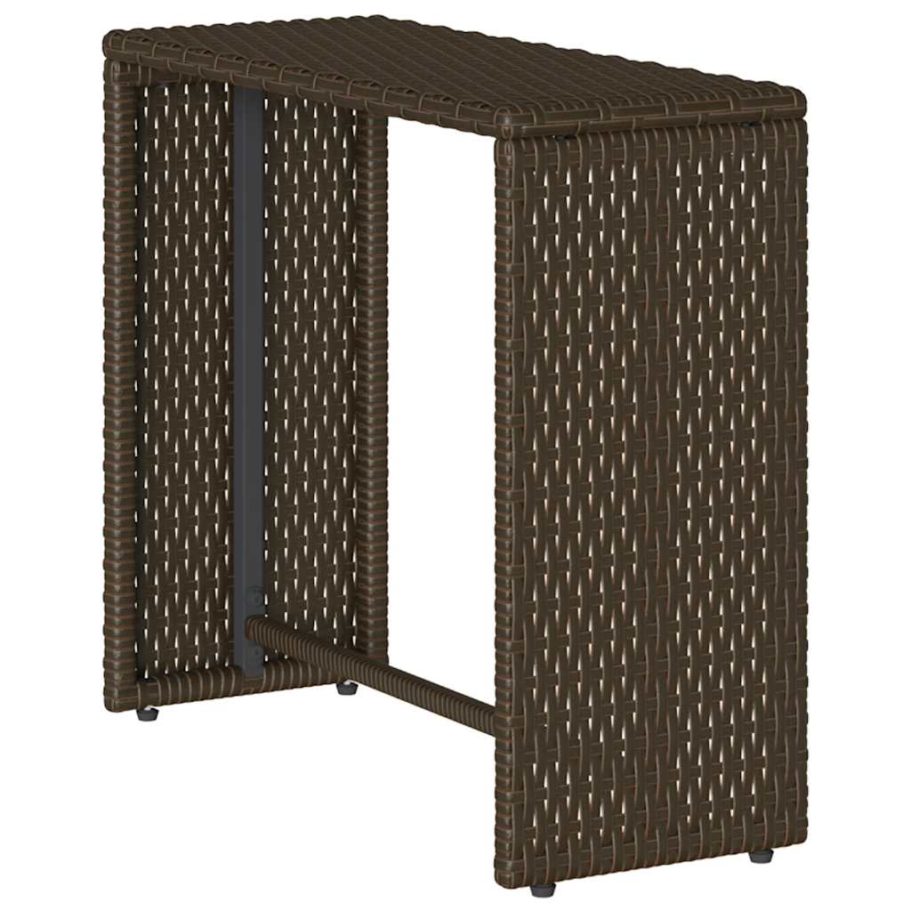 Set Divano da Giardino 5 pz con Cuscini Marrone in Polyrattan | homemem39