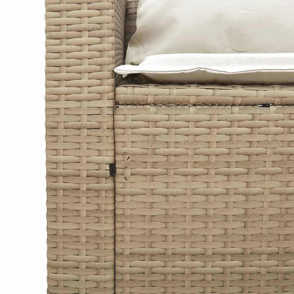 Set Divano da Giardino 5 pz con Cuscini in Polyrattan