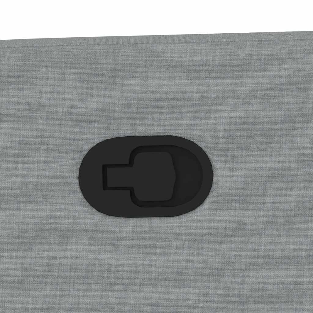 Poltrona Reclinabile in Tessuto Grigio Chiaro - homemem39