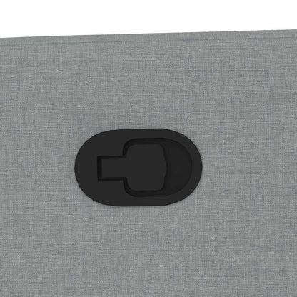 Poltrona Reclinabile in Tessuto Grigio Chiaro - homemem39