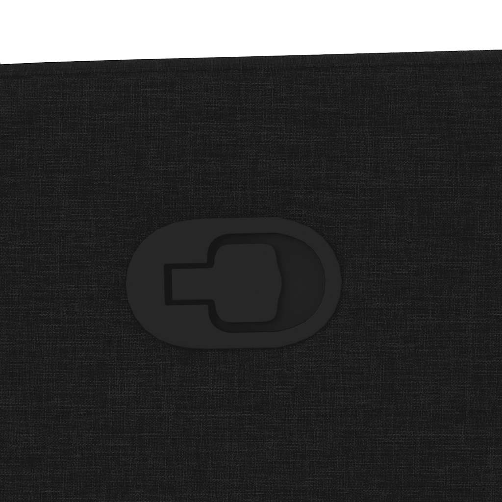 Poltrona Reclinabile in Tessuto Nero - homemem39