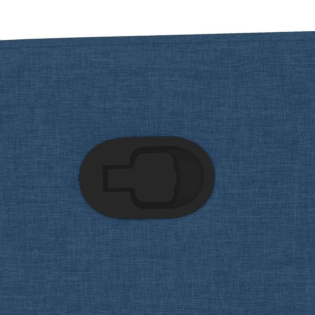 Poltrona Reclinabile Blu in Tessuto