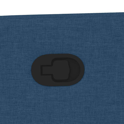 Poltrona Reclinabile Blu in Tessuto