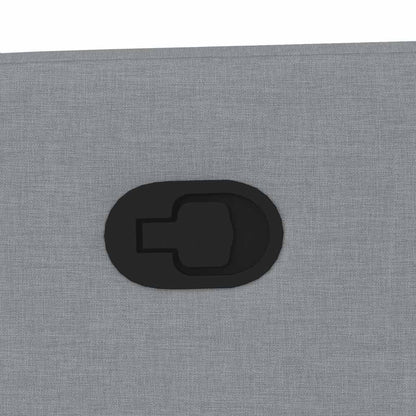 Poltrona Massaggiante Reclinabile Grigio Chiaro in Tessuto - homemem39