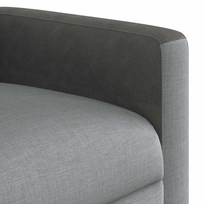 Poltrona Reclinabile in Tessuto Grigio Chiaro | homemem39