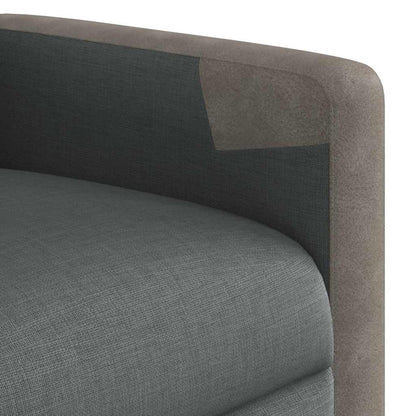 Poltrona Reclinabile in Tessuto Grigio Scuro | homemem39