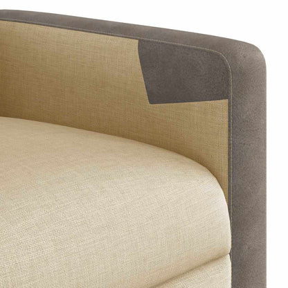 Poltrona Reclinabile in Tessuto Crema | homemem39