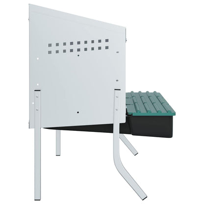 Nido per Galline a 4 Scomparti con Gambe in Acciaio Zincato | homemem39