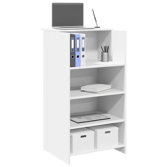 Banco Reception Bianco 55x50x103,5 cm in Legno Multistrato - homemem39