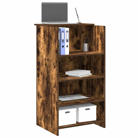 Banco Reception Rovere Fumo 55x50x103,5 cm in Legno Multistrato - homemem39