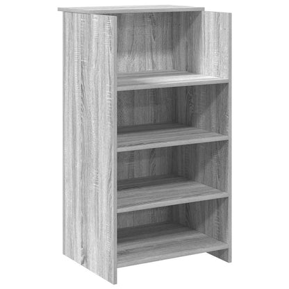 Banco Reception Grigio Sonoma 55x50x103,5 cm Legno Multistrato | homemem39