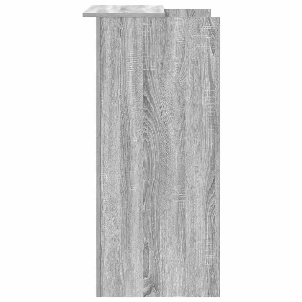 Banco Reception Grigio Sonoma 55x50x103,5 cm Legno Multistrato | homemem39