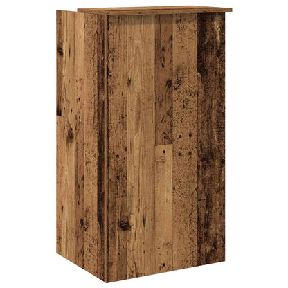 Banco Reception Legno Antico 55x50x103,5 cm Legno Multistrato | homemem39