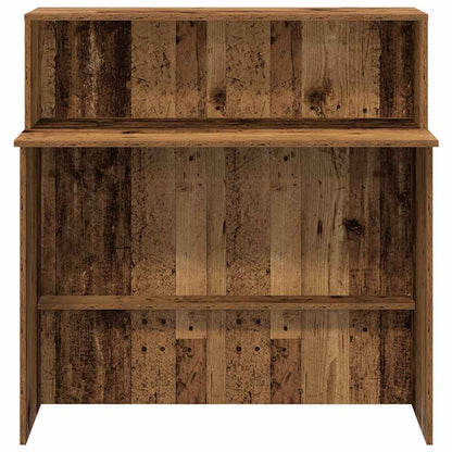 Banco Reception Legno Antico 100x50x103,5 cm Legno Multistrato