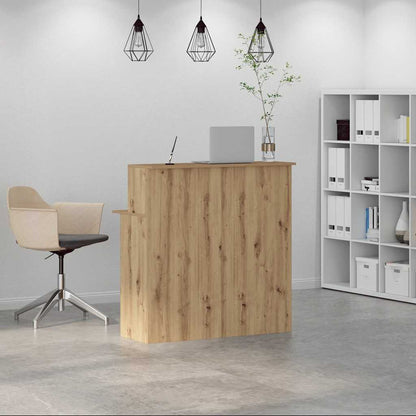 Banco Reception Rovere Artigianale 100x50x103,5cm in Truciolato | homemem39