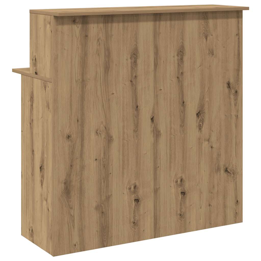 Banco Reception Rovere Artigianale 100x50x103,5cm in Truciolato | homemem39
