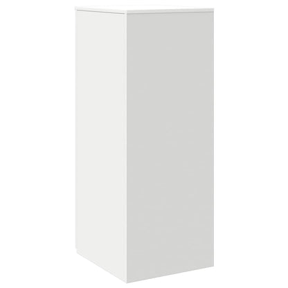 Mobiletto portaoggetti bianco 40x45x103,5 cm in legno ingegnerizzato | homemem39